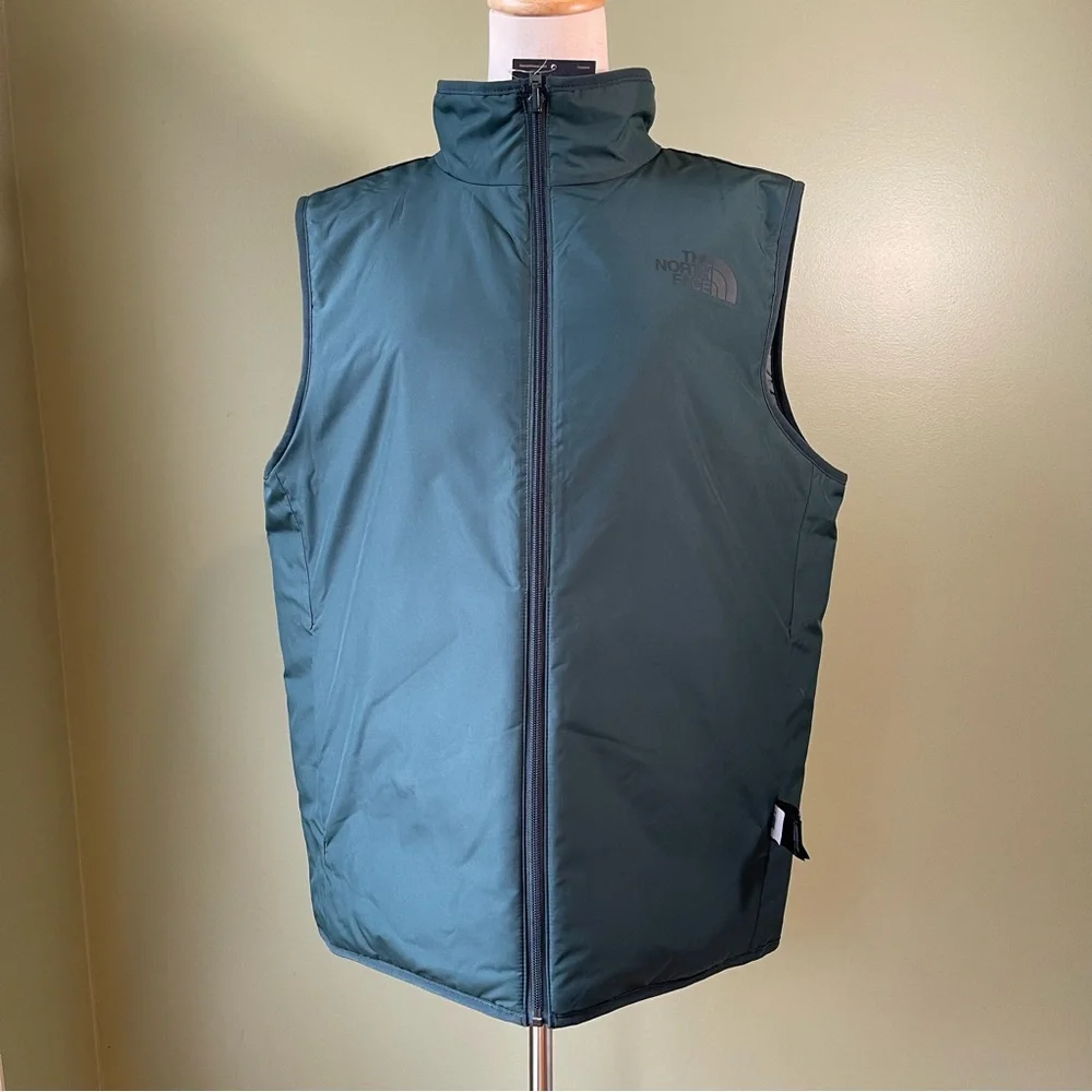 NWT! The North Face 1996 Retro Nuptse Reversible Green Vest - Size Large